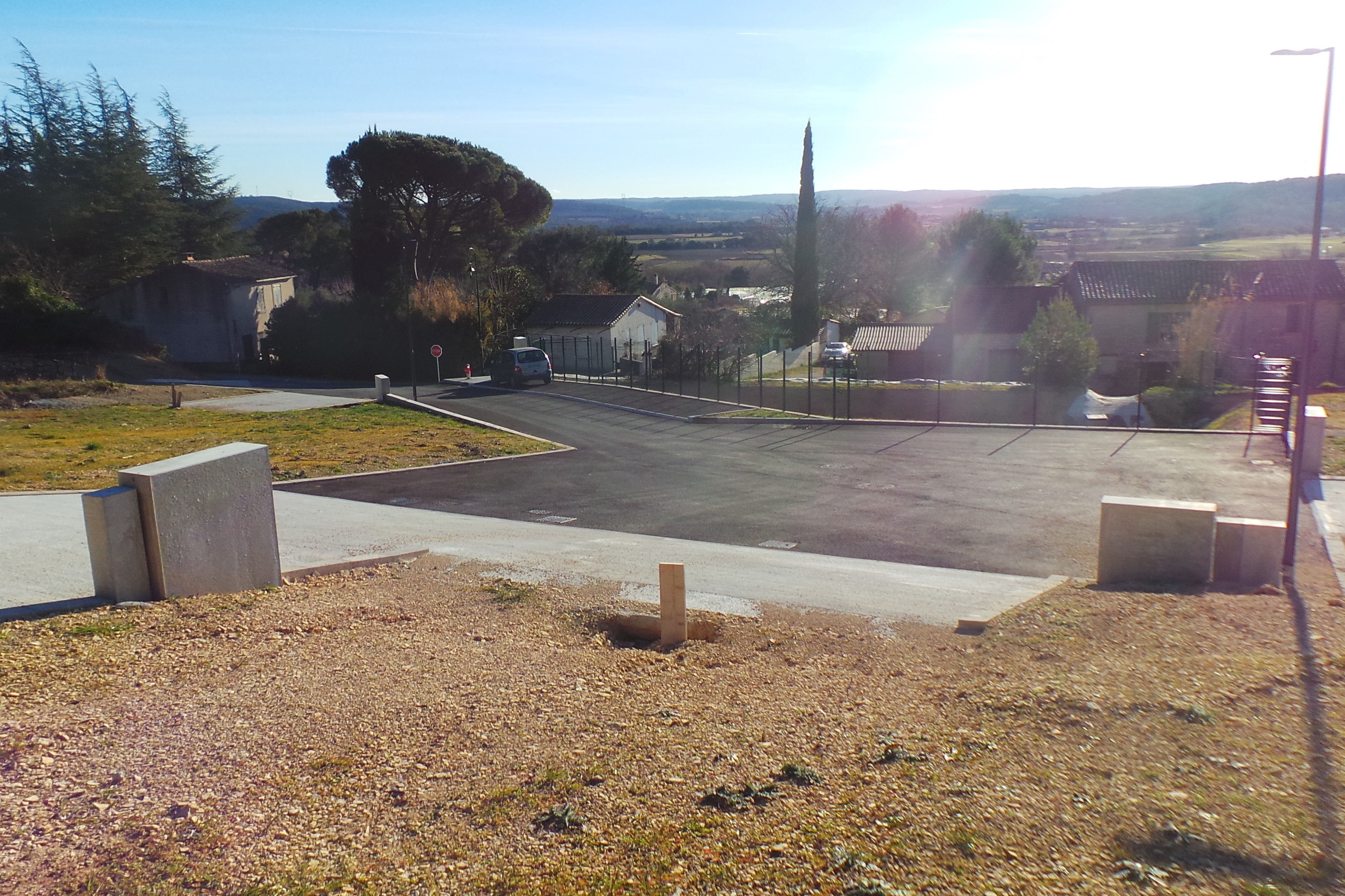 La parcelle aujourd'hui